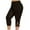 Style1-Brown leggings for women, variant on Womens Capri Leggings Plus Size for Summer Dressy Cropped High Waist Yoga Pants Tummy Control Comfy Stretchy Leggings Workout Compression Pants Pantalones Capri Para Mujer L