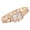 Rose Gold, variant on Classic Gold Black Women’s Bracelet Watch – Crystal Dial Quartz Jewelry Watch, Elegant Dress Timepiece