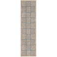 thumbnail image 5 of SAFAVIEH Cottage Portmont Geometric Indoor/Outdoor Area Rug Light Blue/Beige, 3'3" x 5'3", 5 of 9