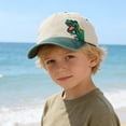 thumbnail image 1 of Kids Washed Baseball Cap Lightweight Sun Hat Khaki Baseball Cap Soft Summer Outdoor Beach Sun Hat 2-8 Years, 1 of 7
