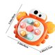 thumbnail image 3 of Juguete interactivo con temática de cangrejo para niños, ideal para entrenar la coordinación mano-mano con botones de colores para estimulación sensorial y alivio del estrés., 3 of 6