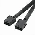 thumbnail image 4 of Carte Vidéo 12VHPWR PCIe 5.0 12 Broches vers Double Câble GPU PCIe 8 Broches pour RTX30 Série 3070 3080 RTX3090 P--Noir, 4 of 5