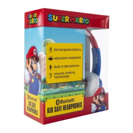 Over The Ear Super Mario Wireless Bluetooth With Volume Limiter