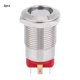 thumbnail image 4 of 2 Interruptores De Botón De Metal Con Bloqueo Automático De 12 Mm Y 4 Pines Con Luz LED IP66 IK09Red 100~240V ANGGREK Hardware, 4 of 8
