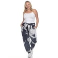 thumbnail image 2 of White Mark Women's Plus Size Tie-Dye Harem Pants, 2 of 6