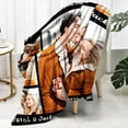 thumbnail image 5 of AISENIN Custom Blanket with Picture Text Customized Blanket Throws Personalized Blanket Customizable Blanket Photo Blankets Personalized Birthday Day Gifts for Women Friends Couples, 5 of 5