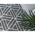 thumbnail image 6 of Rugs.com Lattice Trellis Collection Rug – 6' x 9' Gray Low-Pile Rug Perfect For Living Rooms, Large Dining Rooms, Open Floorplans, 6 of 9