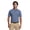 Blue Provence, variant on Men's & Big Men's Performance Eco Mini Geo Jacquard Short Sleeve Polo Shirt, up to 5XL