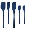 thumbnail image 4 of Tovolo Flex-Core Spatula All Silicone Set (Set of 5) - Deep Indigo, 4 of 6