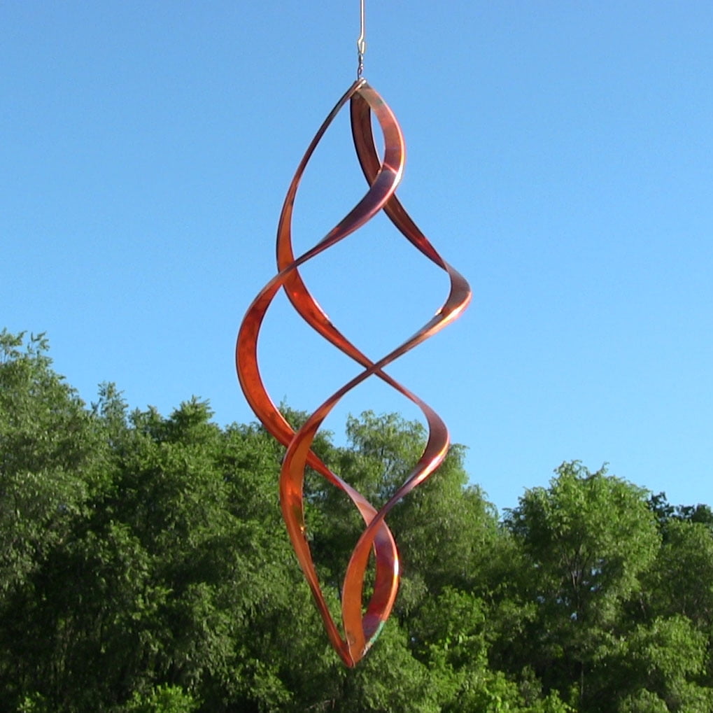 Sunnydaze Infinity Copper Wind Spinner, 12 Inch Long by Sunnydaze Decor