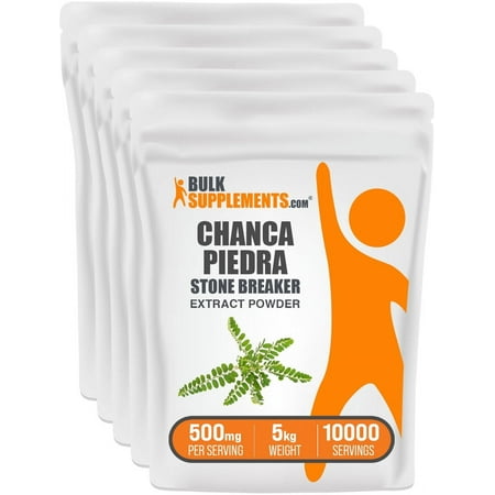 BulkSupplements Chanca Piedra Extract Powder - 500mg per Serving - 5 Kilograms (11 lbs) - 10000 Servings
