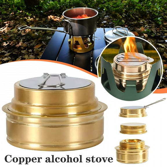 HIBIBUD Alcohol Burner Spirit for Backpacking Camping Hiking Lightweight