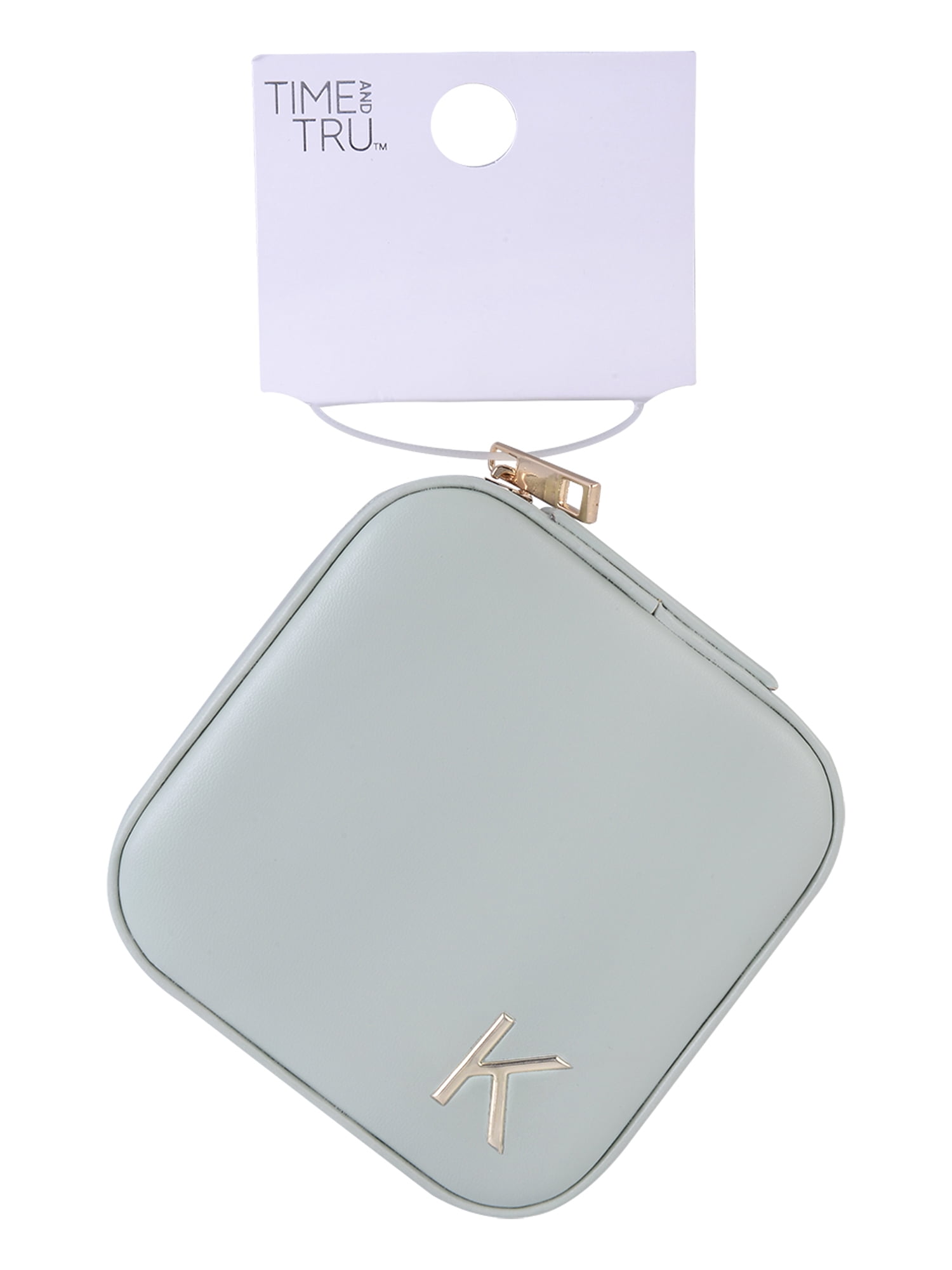 Time and Tru Square Sage Initial "K" Jewelry Organizer