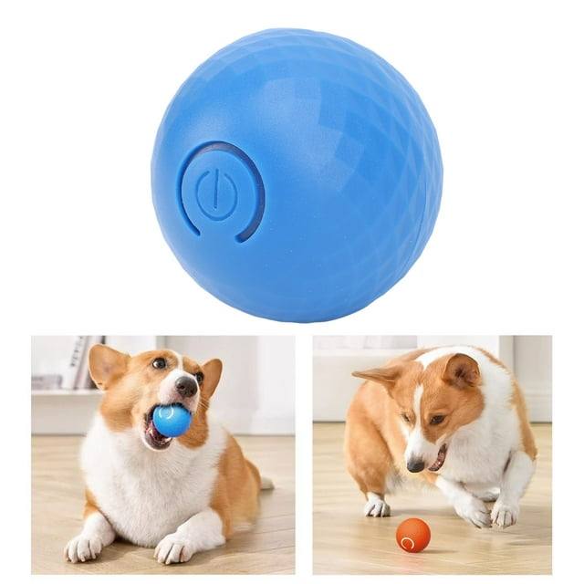 Juguete Para Perros Con Bola Rodante Activa, Pelota Interactiva Automática, Liviana Y Recargable Para Mascotas Para El Hogar, Interior Y Exterior, Estimula La Mente Y Alivia El