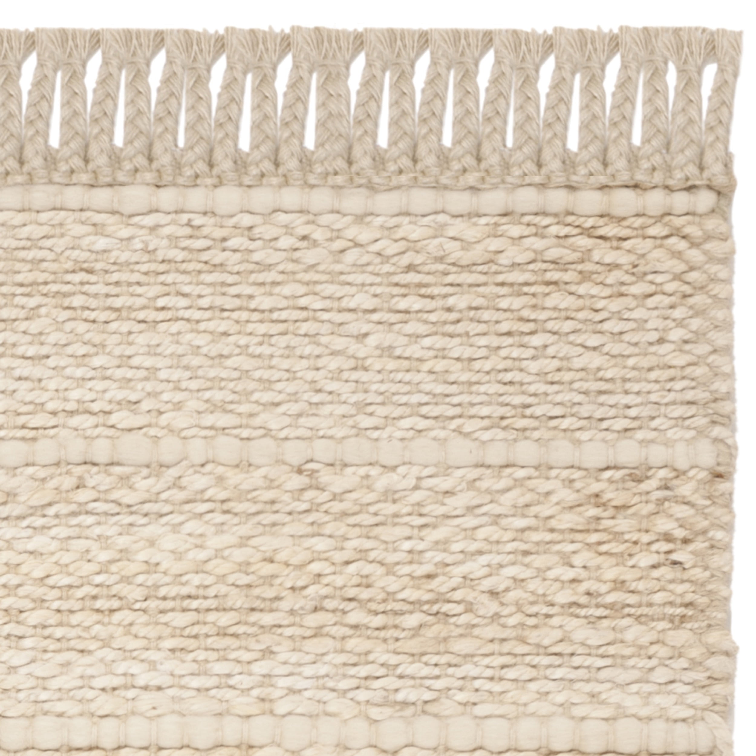 SAFAVIEH Natural Fiber Carrie Braided Area Rug, Ivory, 5' x 8'