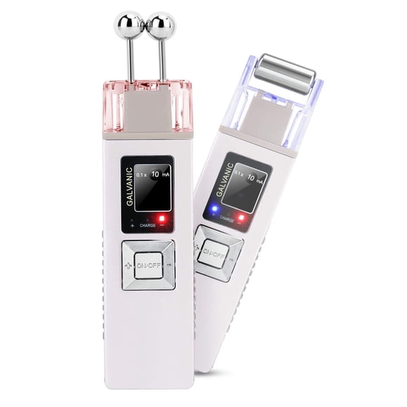 Máquina reafirmante de piel de microcorriente galvánica portátil, masajeador de estiramiento facial antienvejecimiento, dispositivo de salón de belleza para uso doméstico