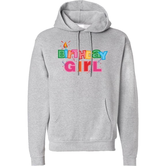 Inktastic Birthday Girl Letters Adult Hoodie Sweatshirt
