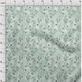 thumbnail image 4 of oneOone Silk Tabby Dusty Teal Green Fabric Floral Diy Clothing Quilting Fabric Print Fabric By Yard 42 Inch Wide, 4 of 4