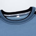 thumbnail image 5 of Chiccall Mens Cotton Fleece Sweatshirts Plus Size Crew Neck Raglan Long Sleeve Sweat Shirts Casual Comfy Athletic Colorblock Sweatshirts, 5 of 7