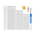 thumbnail image 4 of Abbracc Big Eye , Embroidery Needles, Threading Device Seam Ripper Hand Quilting Needles White, 4 of 9