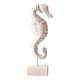 thumbnail image 5 of Figura de madera hecha a mano estilo náutico playero con forma de estrella de mar/caracola/caballito de mar, estatua de mesa con soporte para decoración de casas de lago, océano y costa., 5 of 8