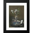 thumbnail image 2 of Samuel Marsden Brookes 17x24 Black Modern Framed Museum Art Print Titled - Still Life with Fan and Pendant (C. 1865-1875), 2 of 5
