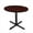 Mahogany, variant on 42 In. Round Cain Lunchroom Table - Maple