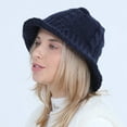 thumbnail image 6 of Women's Autumn And Winter Woolen Pot Hat Fashion And Cute Knitted Warm And Cold Fisherman Hat, 6 of 9