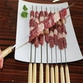 thumbnail image 2 of 10 Pcs Brochettes de Cuisson Résistantes à la Chaleur avec Poignées en Bois - Parfaites pour les BBQ!, 2 of 7