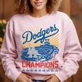 thumbnail image 4 of Back 2 Back Champions Sweatshirt | Retro Dodgers Crewneck | LA Baseball Pullover | Unisex Baseball Fan Gift, 4 of 7