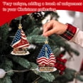 thumbnail image 6 of USA 250th Semiquincentennial Acrylic Christmas Tree Ornament, Patriotic Holiday Hanging Decoration for Home and Party, 10Pcs, 6 of 8