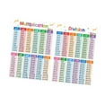 thumbnail image 4 of 2 piezas Carteles de matemáticas educativas para niños Multiplicar la división A3 Matemáticas Profesores Suministros Práctica Tabla educativa Tabla, 4 of 8