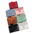 thumbnail image 3 of Korean version crocodile pattern short women's wallet thin, large capacity multi card slot zero wallet, ID bag buckle wallet, 3 of 9