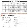 thumbnail image 5 of Ichuanyi Allover Print Petal Sleeve Blouse for Women Juniors Summer Wave Point Short Sleeve Tees T-Shirt Casual Round Neck Tops, 5 of 6