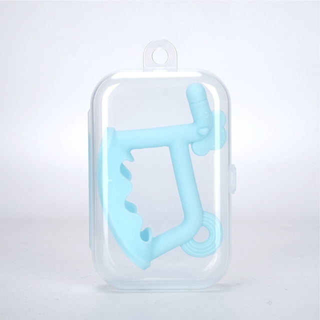 Juguete masticable para bebé Jadeshay caballo de silicona para dentición