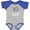 Baseball Heather and Royal, variant on Inktastic My Oma Loves Me Grandchild Boys or Girls Baby Bodysuit