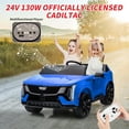 thumbnail image 4 of EastVita 2 Seater Ride on Car for Kids 24V Electric Car Toy Toddlers Battery Powered Ride on Truck with 2.4G Remote Control, Full-Wheel Suspension, Music, LED Lights, 4 of 7