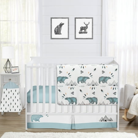 UPC: 0846480052456 | Bear Mountain 4 Piece Crib Bedding Set by Sweet Jojo Designs