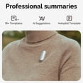 thumbnail image 4 of AI Voice Recorder PLAUD NotePin Voice Recorder 64GB Lunar Silver, 4 of 8