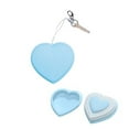 thumbnail image 2 of Microfiber Heart Screen Cleaner Blue Adhesive Phone Wipe for Camera Lens Eyeglasses and Tablet Decorative Portable Polishing Pad for Electronic Devices blue, 2 of 6