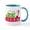 White/Blue Inside, variant on CafePress - Snoopy: Be Merry Mug - 11 oz Ceramic Mug - Novelty Coffee Tea Cup