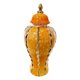 thumbnail image 4 of Jarrón de porcelana con tapa, florero de cerámica, centro de mesa, almacenamiento decorativo Medio, 4 of 9