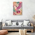 thumbnail image 4 of Whimsical Hummingbird Floral Framed Canvas Wall Art - Colorful Boho Botanical Bird Prints - Vibrant Nature-Inspired Decor for Living Room & Nursery 8*12inch(20*30cm), 4 of 6