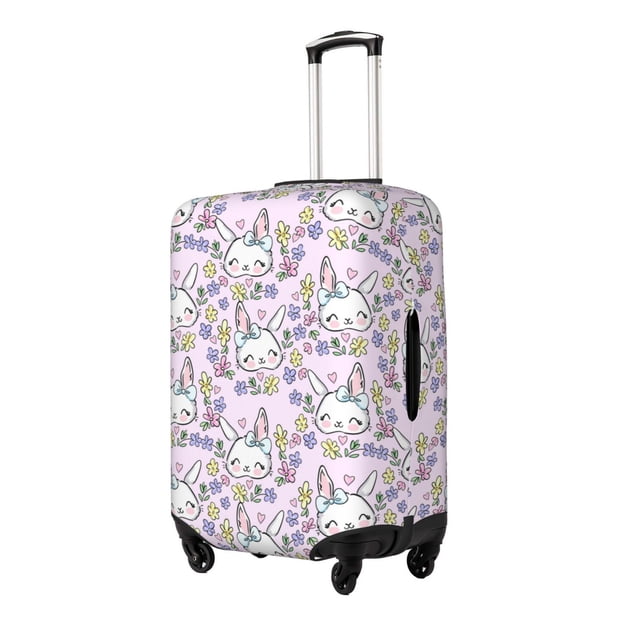 Fotbe Purple Rabbit Funda Protectora para Equipaje, Antirrayones y Resistente a la Suciedad, Compatible con Maletas de 18 a 32 Pulgadas-X-Large