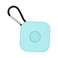 thumbnail image 3 of MesaSe Tracker Holder Case Anti-lost Silicone Cover Protector with Key Chain Replacement for iOS AirTag  Jeans Blue, 3 of 10