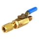 thumbnail image 1 of Válvu de bo para de aire acondicionado para accesorios de herramienta de SAE de 1/4 " Azul Sunnimix Válvula de bola recta de manguera, 1 of 7
