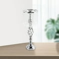 thumbnail image 1 of Candle Holder Candlestick Centerpiece for Table Stand Votive Hotel Wedding Silver Middle, 1 of 7