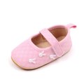 thumbnail image 4 of Fesfesfes Baby Boy Girl Shoes Cute Pearl Non Slip Sneakers Breathable Lightweight Toddler First Walking Shoes Soft Soled Toddler Shoes(Pink#1,0-6 Months), 4 of 7