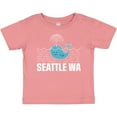 thumbnail image 3 of Inktastic Seattle Washington Cute Whale Travel Boys or Girls Baby T-Shirt, 3 of 5