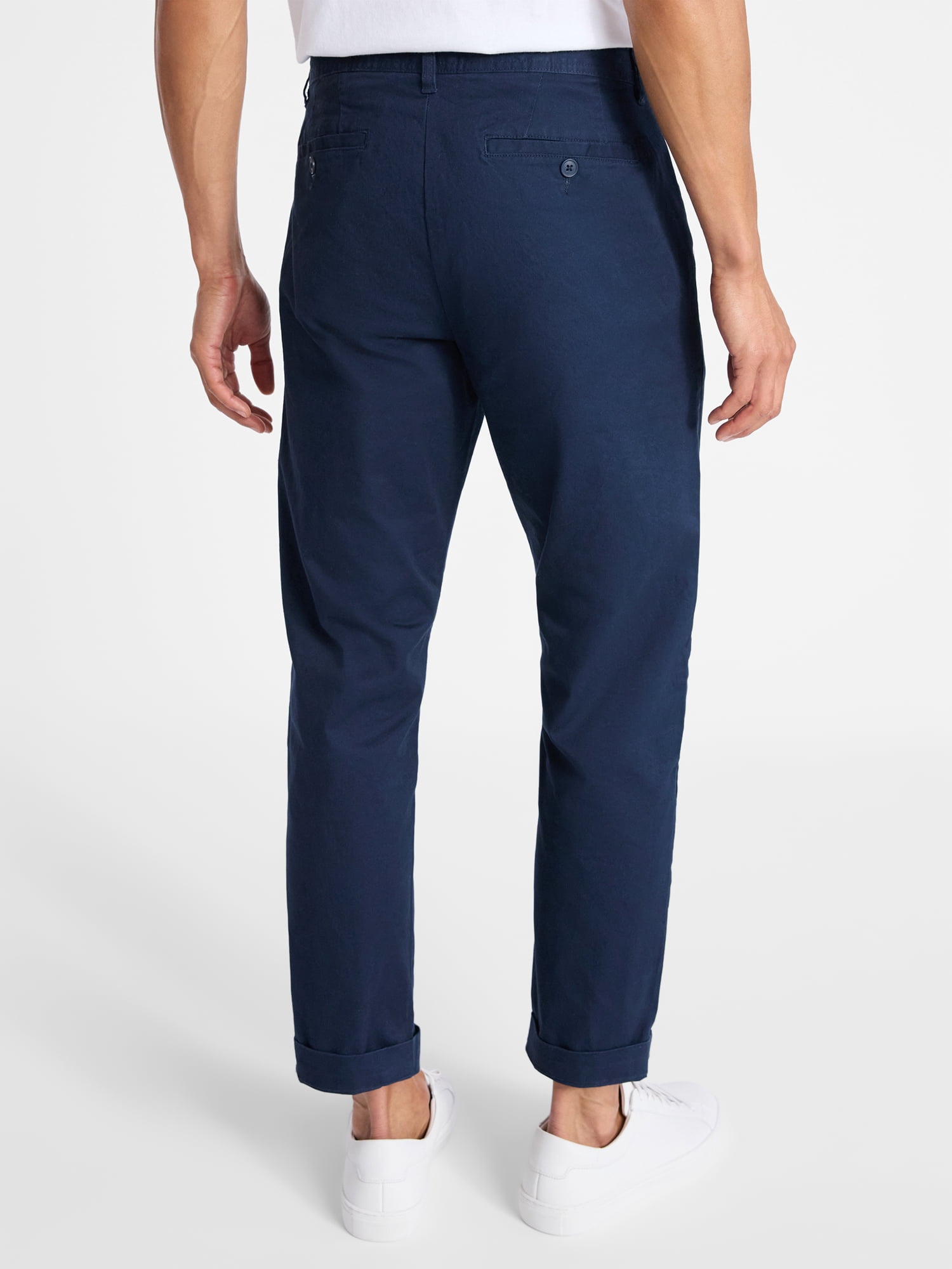Free Assembly Men's Straight Tapered Fit Chino Pants, Sizes 29-42
